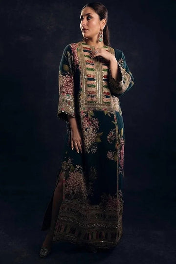 SABYASACHI ZINC – Slik 3piece Unstitched ZB03
