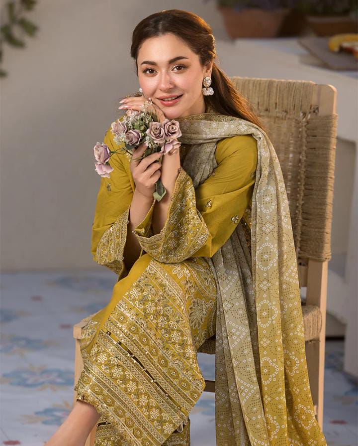 Dhanak-3PC Embroidered Shirt with Digital Printed Wool Shawl_ZB027