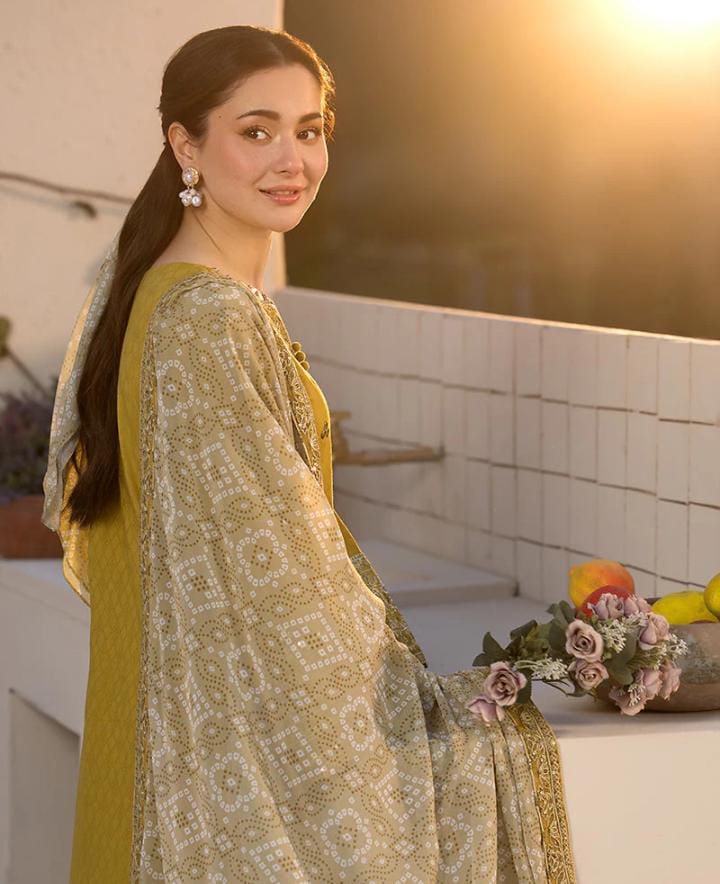 Dhanak-3PC Embroidered Shirt with Digital Printed Wool Shawl_ZB02