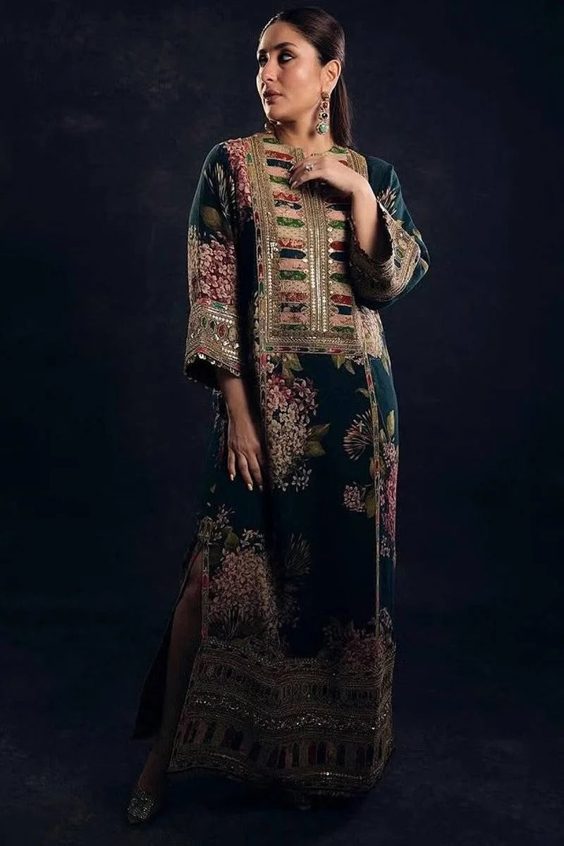 SABYASACHI ZINC – Slik 3piece Unstitched ZB03